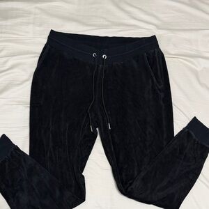 Bebe Sport Black Velour Pants